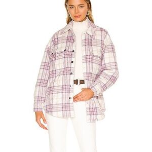 Lovers and Friends Conlee quilted shacket